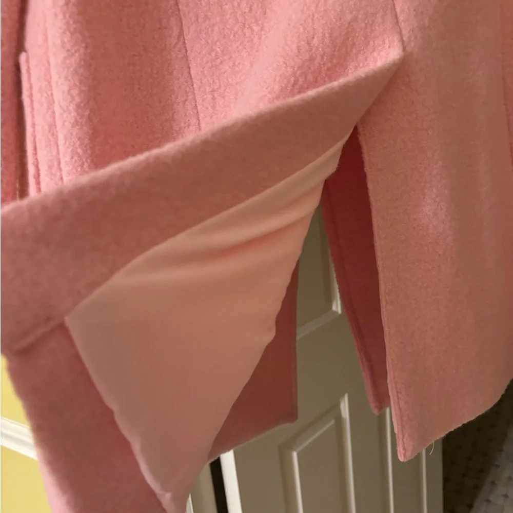 Talbots Pink Double-Breasted Coat - Picture 6 of 7